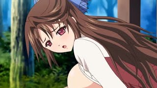 Anime girl flashes her fart