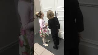 Елисей Мысин, 3 класс ЦМШ, А. Корзун, 1 класс. Elisey Mysin & A. Korzun - students of music school