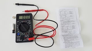 DIGITAL MULTIMETER DT-832 а.С.м