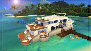 Sims 4 Speedbuild | Island Luxury Superyacht