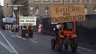 Germany: Farmers protest in Berlin for sustainable agriculture