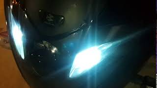 white smoky light my 220 pulsar