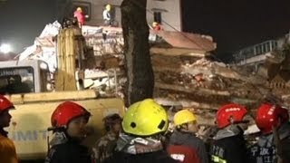 Six-Story Building Collapses in Zhejiang Province, China