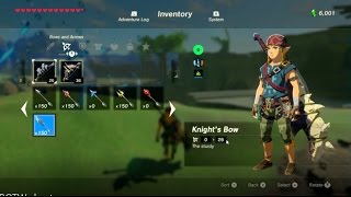 Zelda Breath of The Wild Cemu 1.7.3d Cheat Infinite Arrows