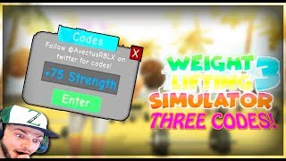 Roblox Weight Lifting Simulator 3 - Three New Codes! (2018)