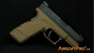 WE XDM 3.8 TAN Gas Blowback pistol