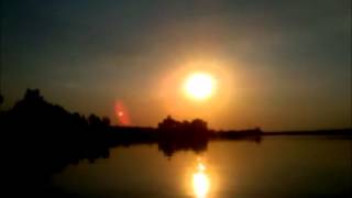 Закат солнца  на пляже