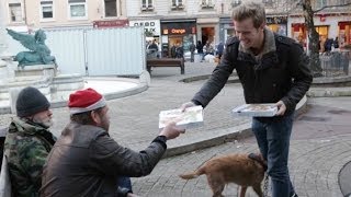 OFFRIR 100 PIZZAS AUX SDF POUR NOEL
