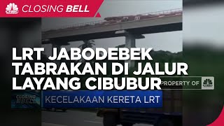 LRT Jabodetabek Tabrakan di Jalur Layang Cibubur