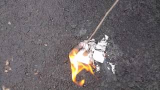 Burning furry artwork