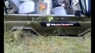 уаз в колее