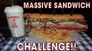 MASSIVE ITALIAN SUB SANDWICH CHALLENGE!!
