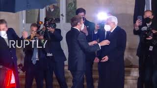 Italy: Mattarella welcomes Macron in Rome