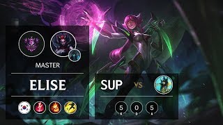 Elise Support vs Nami - KR Master Patch 9.6