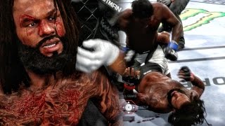BRIDGES IS KNOCKED OUT BUT REF WONT STOP FIGHT! EA SPORTS UFC 2 Ultimate Team Gameplay