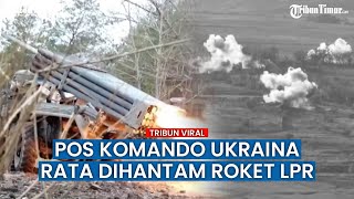 Roket Militan LPR Meluncur, Hantam Pos Komando hingga Benteng Militer Ukraina