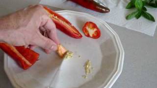 Harvesting Pepper Seeds - Survivalist Stockpile - Raised bed vegetable garden