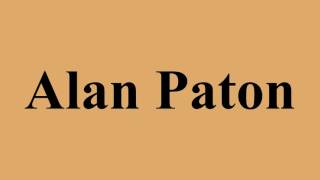 Alan Paton