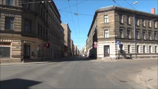 Троллейбус Рига, 22 Pļavnieki - Centrs - Pļavnieki (вид из кабины) 2012g 8x