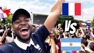 FAN ZONE ( FRANCE 4-3 ARGENTINE ) / JUNIORTV LIFE