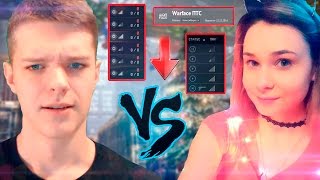 ПОСЛЕДНЯЯ ИГРА С КРАСНЫМ ПИНГОМ В WARFACE !!! - 1x1 ПРОТИВ МОЕЙ ДЕВУШКИ!