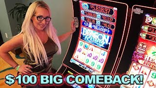 $100 BIG COMEBACK with Laycee Steele on Dragon Rising Slots! Slot Ladies