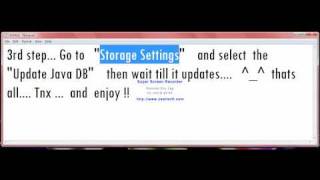 Samsung s5233t/w,s5230 java error No memory Available(App./gaming Error)