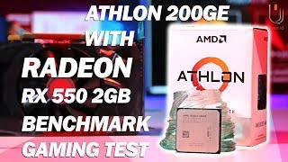 AMD Athlon 200GE + Radeon RX 550 2GB - Test Gaming & Benchmark