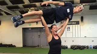 Girls who lift carry guy