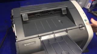 HP LJ 1015 застревает лист в печке / He stuck a sheet in the oven