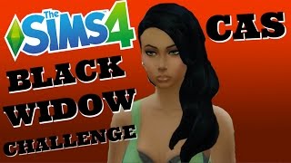 Sims 4 Black Widow Challenge | Create A Sim