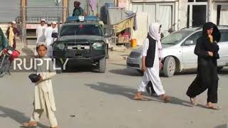 Afghanistan: Taliban fighters seen in Spin Boldak after seizing control of border town