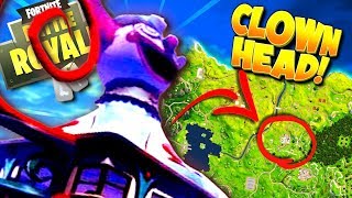 *NEW EVIDENCE* CREEPY CLOWN HEAD FOUND in Fortnite: Battle Royal!
