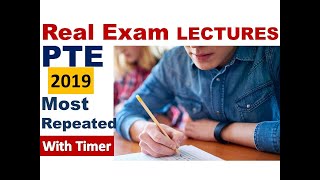 PTE 2019 ?Real Exam Lectures- Retell and Summarize Spoken| with ⏲️ timer and answers