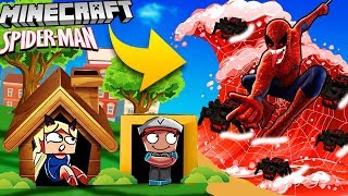 ? BAZA VS SPIDERMAN.EXE - MINECRAFT TSUNAMI CHALLENGE | Vito VS Bella