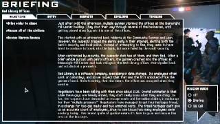 Swat 4 Mission 6 Briefing: Red Library Offices