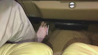 Chrysler battery almost died (barefoot)