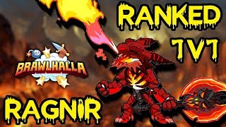 Plat3+ RANKED 1v1 w/ RAGNIR! • Road to Diamond • Brawlhalla Gameplay