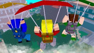 BATTLEGROUNDS E FORTNITE NO MINECRAFT! MINI GAME NOVO