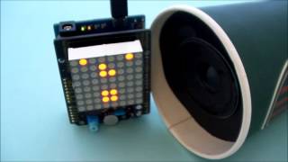 AS-E403 ドットマトリクスLED＆マイクシールドキット おしゃべりLEDシールド