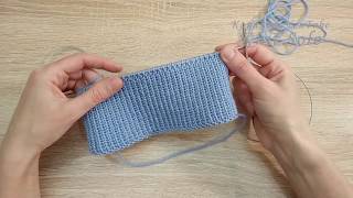 Как сделать фиксированный красивый отворот на шапке. Knit Solo
