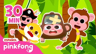 Mix - Cinco Monitos y Más Canciones Infantiles | Mono Banana | Pinkfong en español
