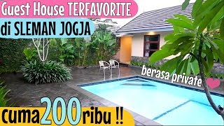 Rekomendasi Hotel Murah di Jogja | Rumah Teras Guest House Yogyakarta #jalanjalanekarizal #Vlog35