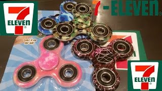 7-Eleven Tie Dye Fidget Spinners unboxing, review, and giveaway.