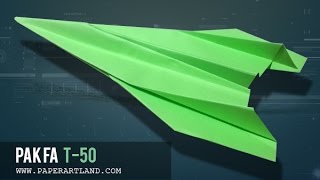 Come fare un aeroplano di carta che vola | Sukhoi T-50
