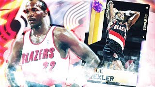 BASE 8 DRIBBLE G0D GALAXY OPAL CLYDE DREXLER! Tier 3 Dribbler? NBA 2K19 MyTeam Unlimited