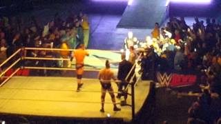 WWE LIVE League of Nation and Dean Ambrose and Roman Reighs Entrance