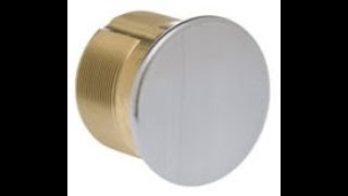 Kaba Ilco 7160DC 10 Mortise Dummy Cylinder   Satin Bronze