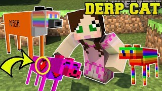 Minecraft: DERP CATS!!! (FART CAT, GRUMPY CAT, SPACE CAT, & MORE!) Mod Showcase