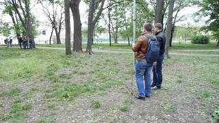 Вынос в натуру отметок поперечников автомобильной дороги 29.04.14